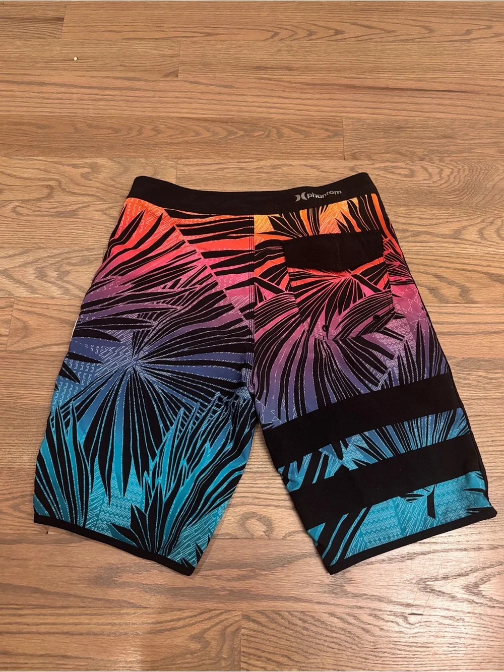 Hurley Mens Tropical Palm Hawaii Board Shorts 30 Waist S Fast Ship